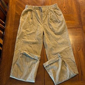 Corduroy, cuffed, slacks